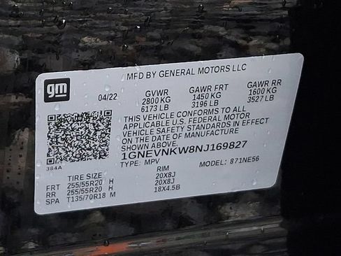 Used 2022 Chevrolet Traverse High Country w/ LPO, Floor Liner Package AWD/4WD image 29