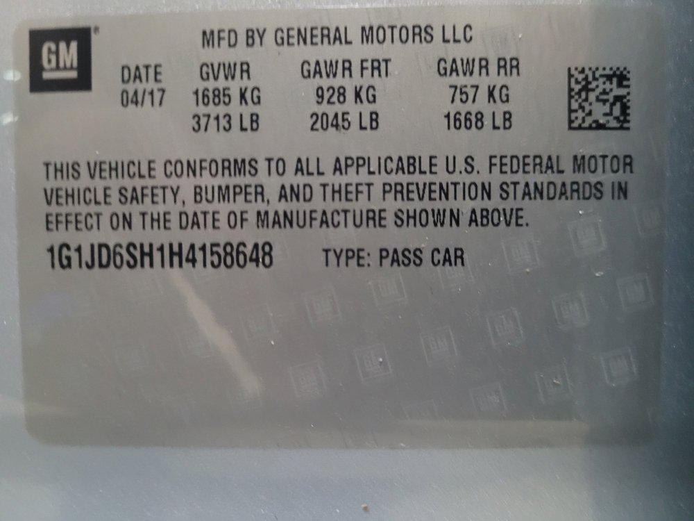 Used 2017 Chevrolet Sonic LT FWD image 33