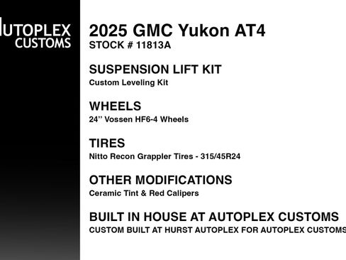 Used 2025 GMC Yukon AT4 w/ AT4 Premium Plus Package AWD/4WD image 2