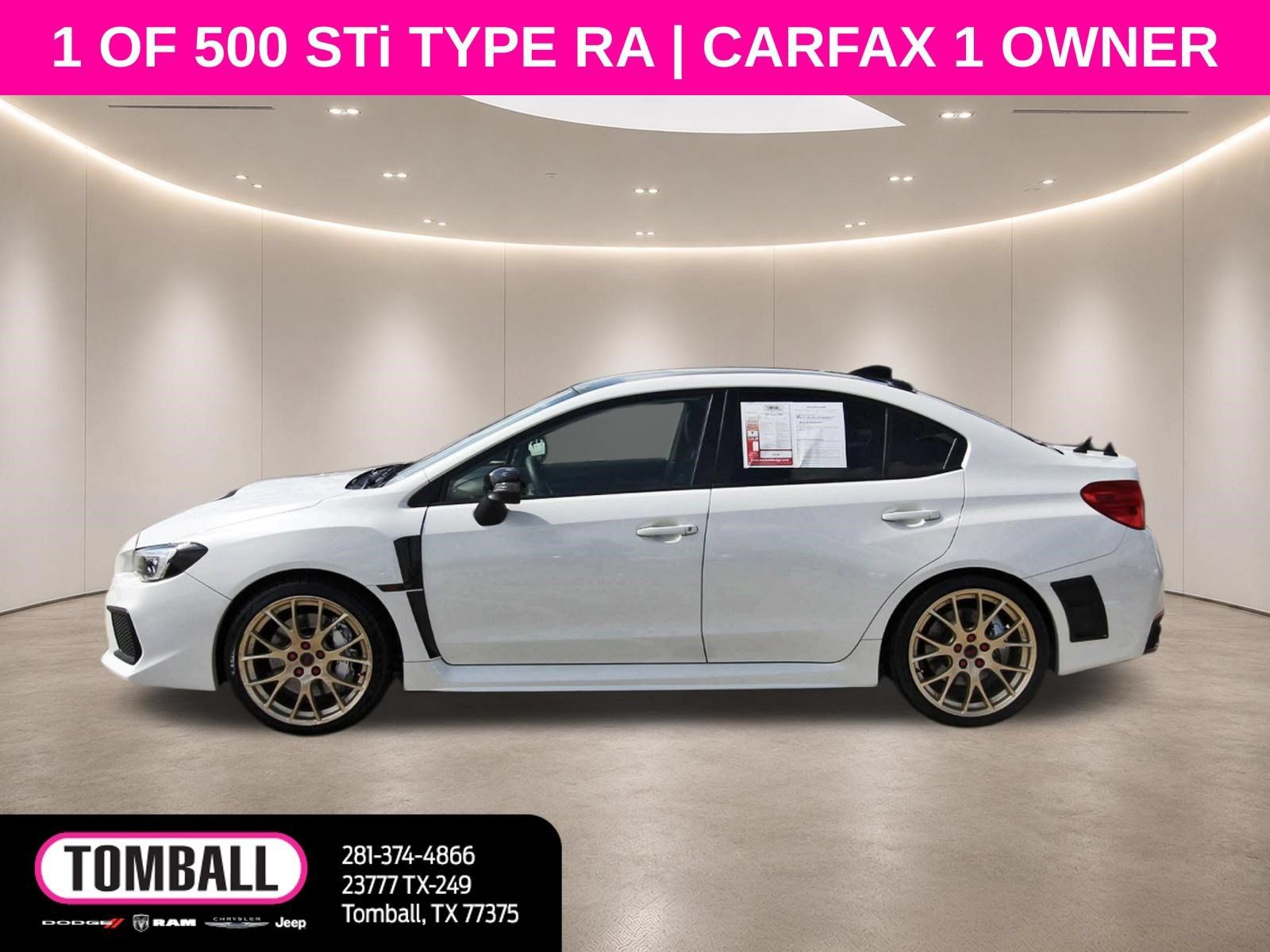 Used 2018 Subaru WRX STI Type RA AWD/4WD image 4