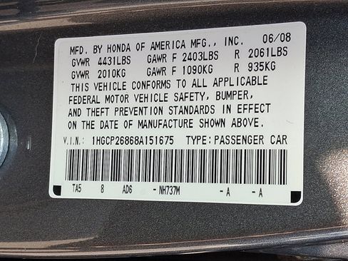 Used 2008 Honda Accord EX-L image 27