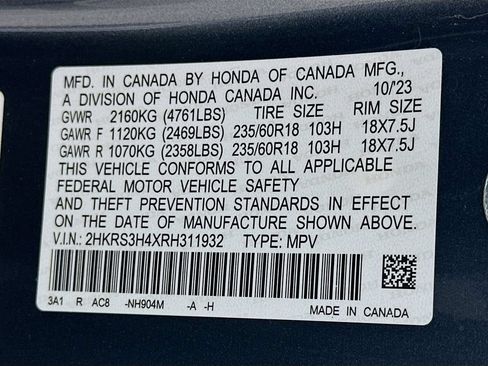 Certified 2024 Honda CR-V EX image 32