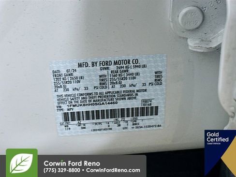 Certified 2025 Ford Explorer Platinum w/ LUX Leather Package image 38