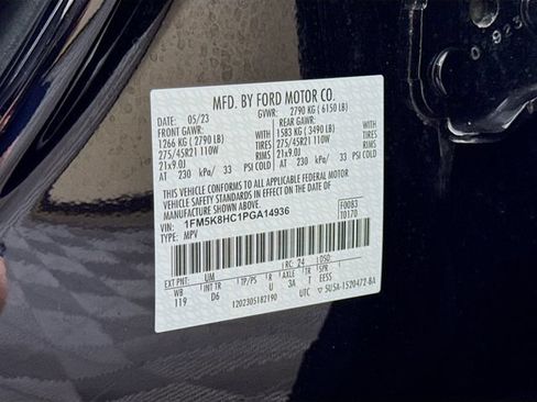Used 2023 Ford Explorer Platinum w/ Technology Package AWD/4WD image 54