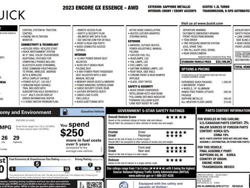Used 2023 Buick Encore GX Essence w/ Experience Buick Package AWD/4WD image 5