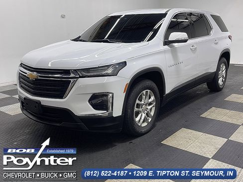 Used 2023 Chevrolet Traverse LS w/ Safety Package FWD image 1