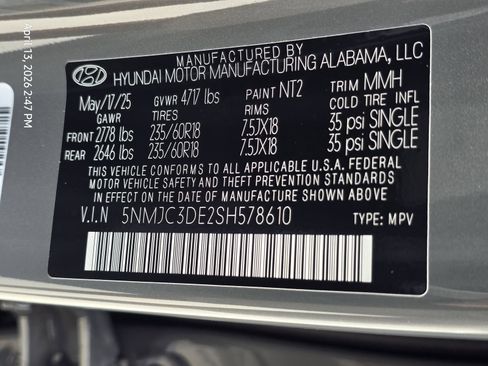 Certified 2025 Hyundai Tucson SEL FWD image 33