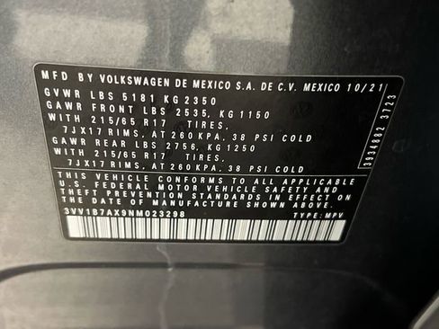 Used 2022 Volkswagen Tiguan S FWD image 28