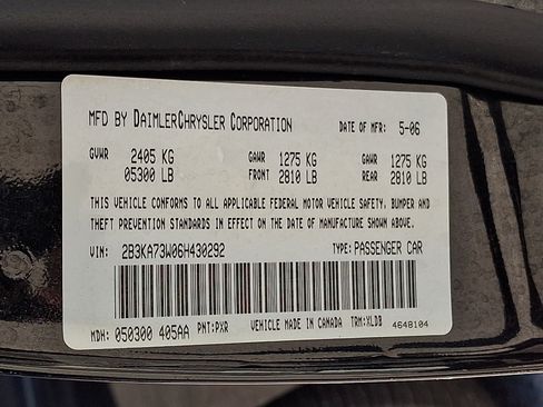 Used 2006 Dodge Charger SRT8 w/ SRT Option Group II RWD image 28