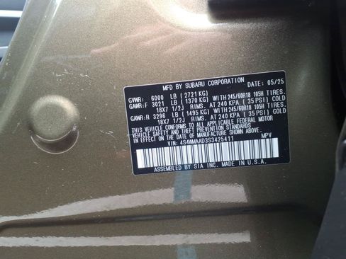 Certified 2025 Subaru Ascent Premium AWD/4WD image 26