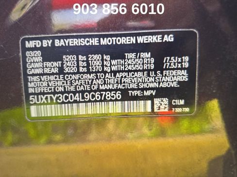 Used 2020 BMW X3 sDrive30i w/ Convenience Package image 7