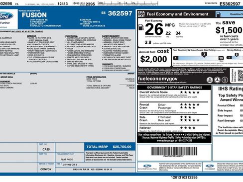 Used 2014 Ford Fusion SE FWD image 7
