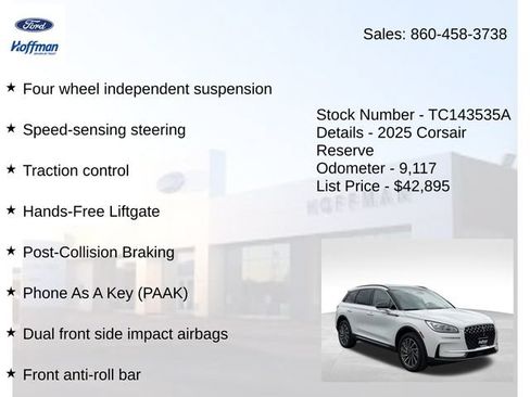 Used 2025 Lincoln Corsair Reserve AWD/4WD image 25