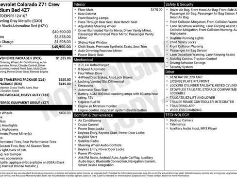 Used 2024 Chevrolet Colorado Z71 w/ Z71 Convenience Package 2 image 33