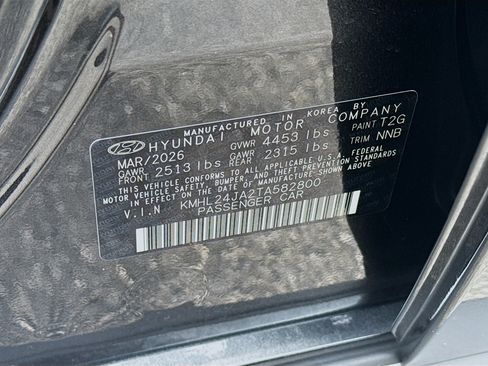 New 2026 Hyundai Sonata SE FWD image 24