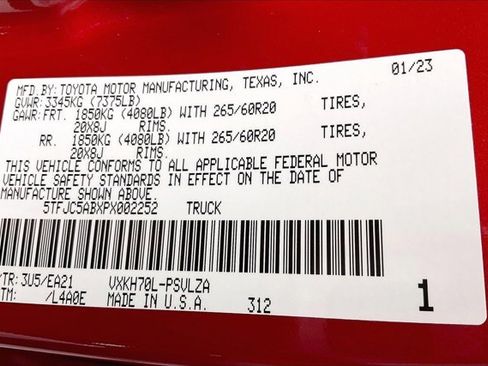 Used 2023 Toyota Tundra Limited image 35