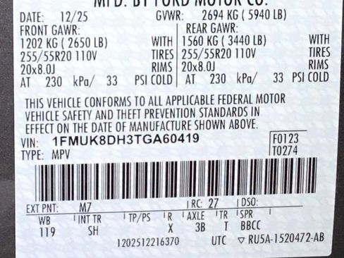 Used 2026 Ford Explorer Active w/ Active Comfort Package AWD/4WD image 12