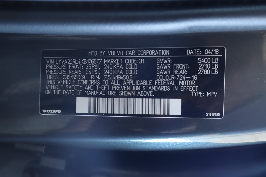Used 2019 Volvo XC60 T6 Inscription AWD/4WD image 38