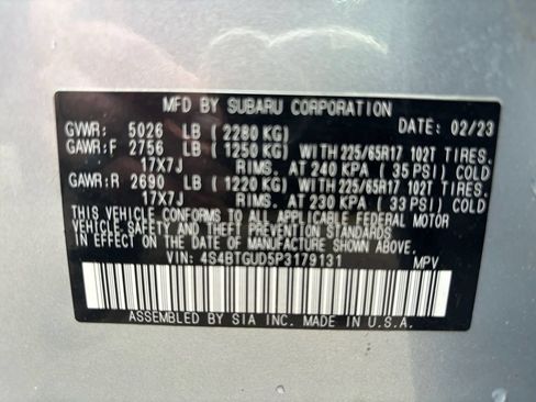Used 2023 Subaru Outback Wilderness AWD/4WD image 11