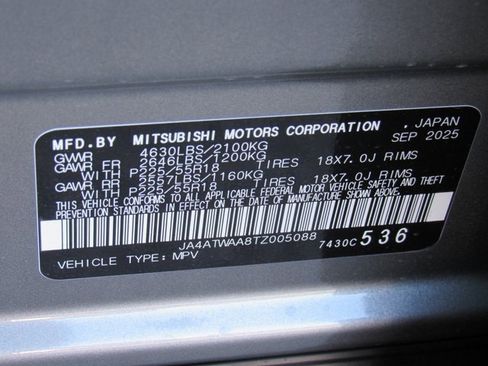 New 2026 Mitsubishi Eclipse Cross Black Edition image 12