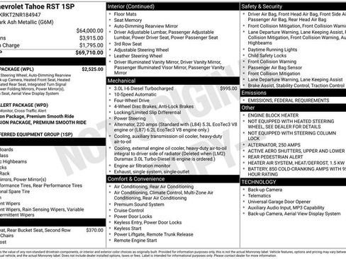 Used 2022 Chevrolet Tahoe RST w/ Luxury Package image 3