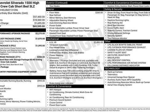 Used 2021 Chevrolet Silverado 1500 High Country image 44