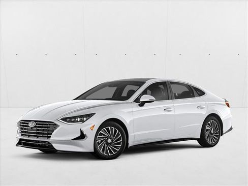 Used 2021 Hyundai Sonata Blue image 1