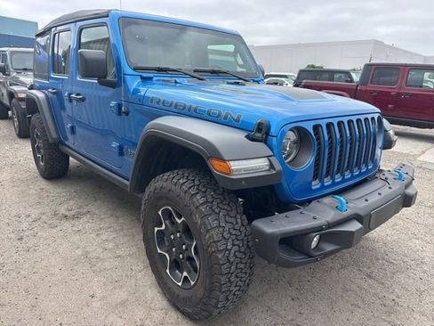 Used 2021 Jeep Wrangler Unlimited Rubicon 4xe w/ Steel Bumper Group AWD/4WD image 3