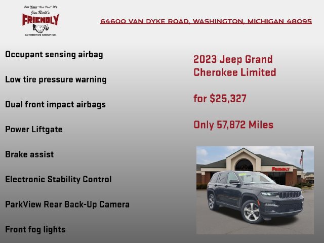 Used 2023 Jeep Grand Cherokee Limited AWD/4WD image 25