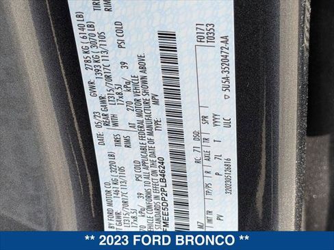 Used 2023 Ford Bronco Wildtrak image 25