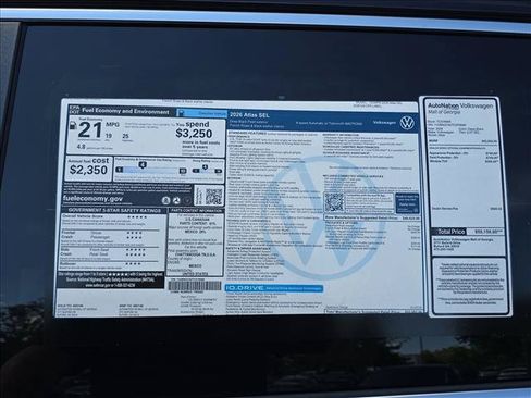 New 2026 Volkswagen Atlas SEL AWD/4WD image 23
