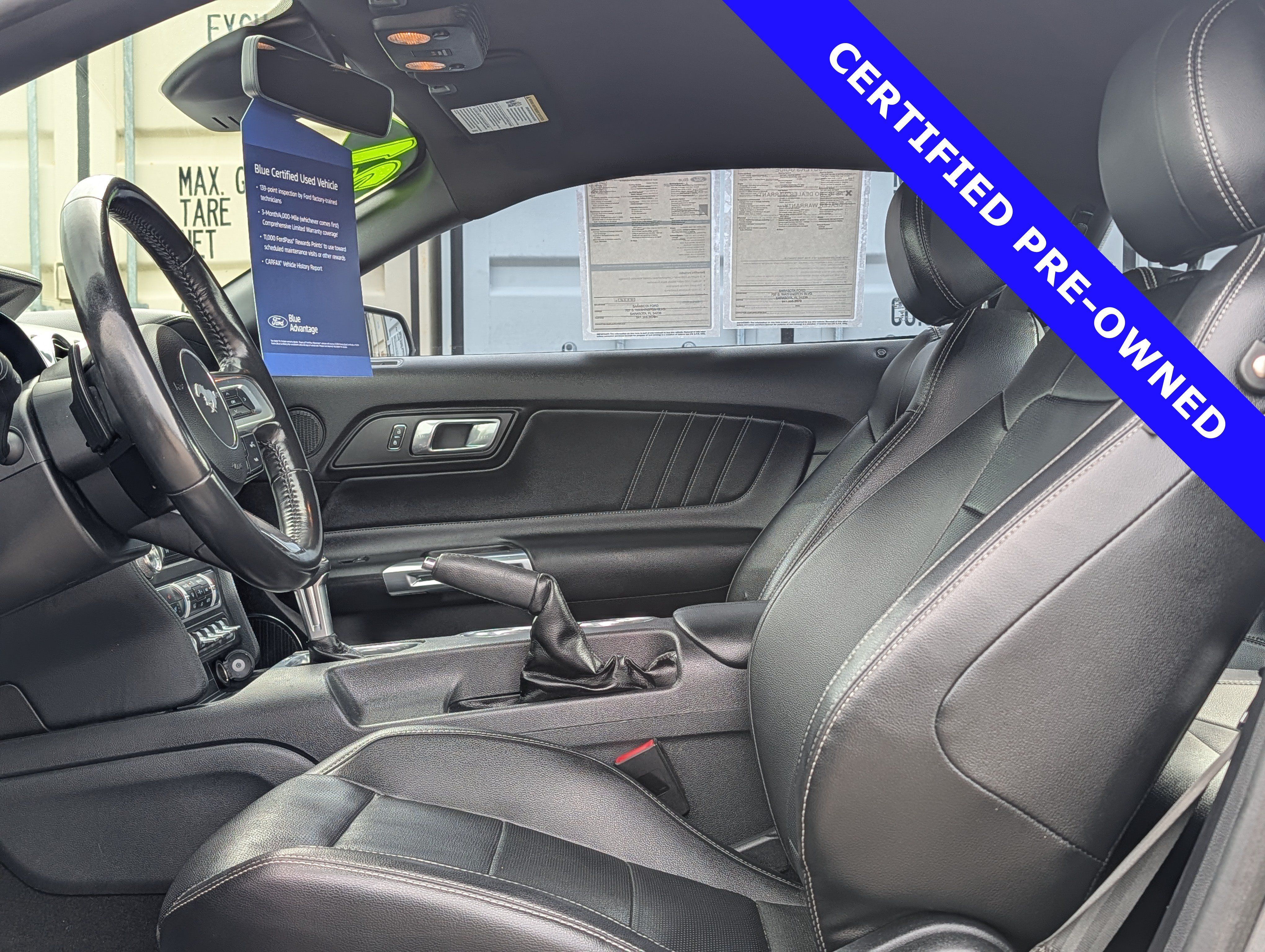 Certified 2021 Ford Mustang Premium w/ Black Accent Package RWD image 17