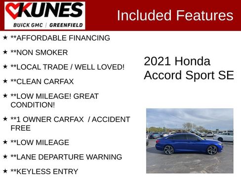 Used 2021 Honda Accord Sport Special Edition image 3