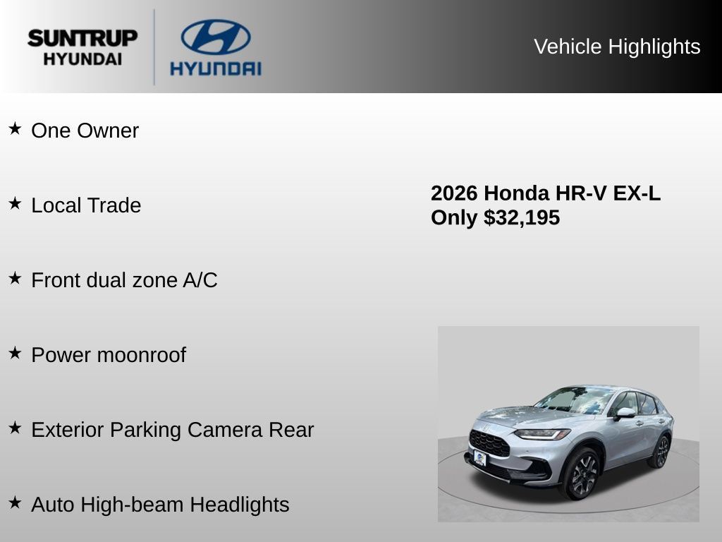 Used 2026 Honda HR-V EX-L image 7