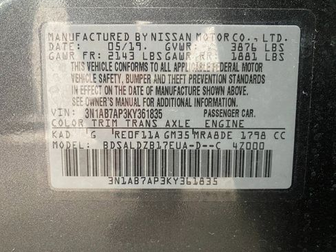 Used 2019 Nissan Sentra SV image 28