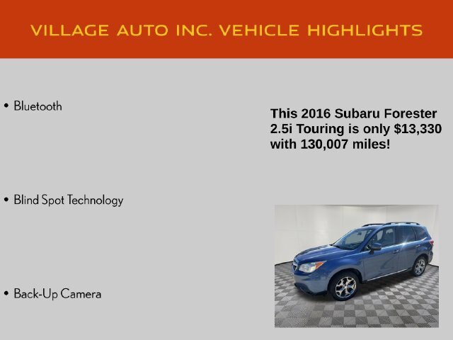 Used 2016 Subaru Forester 2.5i Touring w/ Popular Package #2 AWD/4WD image 14