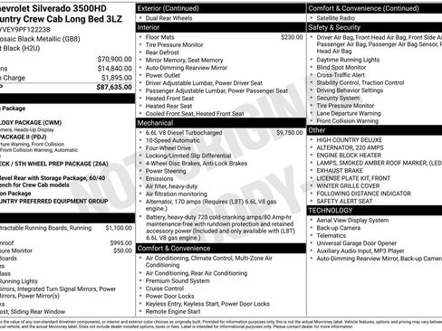 Used 2023 Chevrolet Silverado 3500 High Country image 8