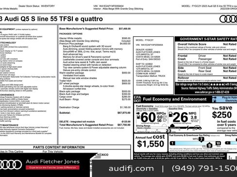 Used 2023 Audi Q5 e Premium Plus w/ Premium Plus Package image 26