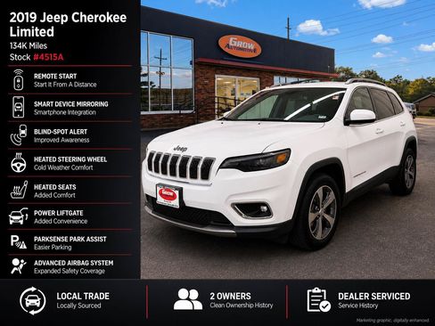 Used 2019 Jeep Cherokee Limited FWD image 2
