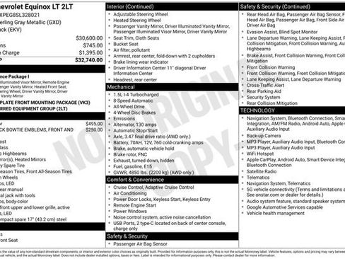 Used 2025 Chevrolet Equinox LT AWD/4WD image 19
