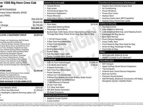New 2026 RAM 1500 Big Horn AWD/4WD image 54