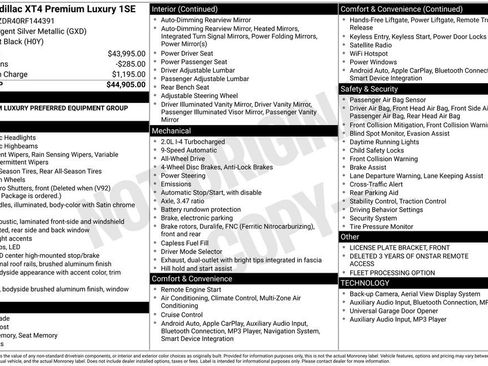 Used 2024 Cadillac XT4 Premium Luxury image 45