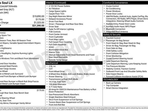 Used 2023 Kia Soul LX FWD image 7