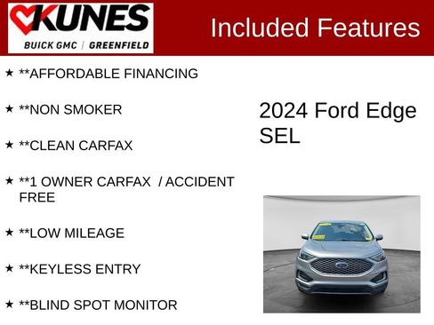 Used 2024 Ford Edge SEL AWD/4WD image 3