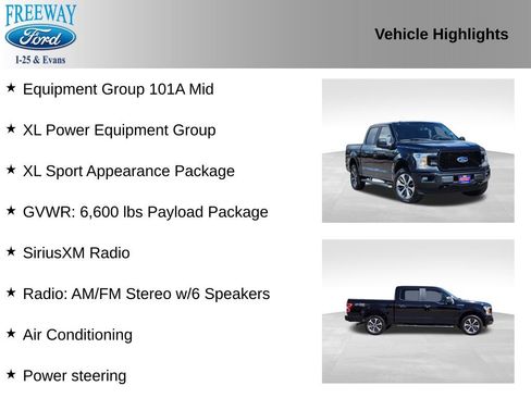 Used 2019 Ford F150 XL w/ Equipment Group 101A Mid AWD/4WD image 2