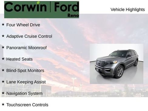 Certified 2022 Ford Explorer XLT w/ Equipment Group 202A AWD/4WD image 7