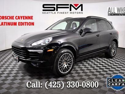 Used 2017 Porsche Cayenne Platinum Edition