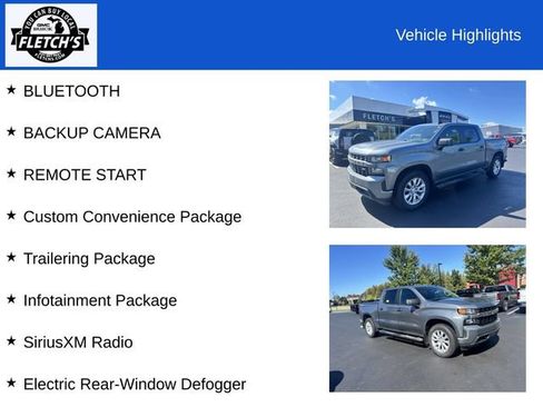 Used 2019 Chevrolet Silverado 1500 Custom w/ Custom Value Package AWD/4WD image 2
