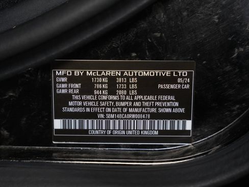 Used 2024 McLaren 750S Spider RWD image 51