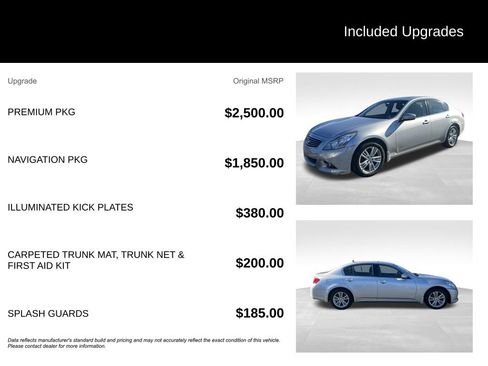 Used 2013 INFINITI G37 x w/ Premium Pkg image 10
